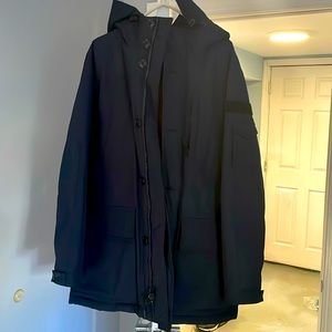 JCREW NAVY PARKA JACKET SZ. M